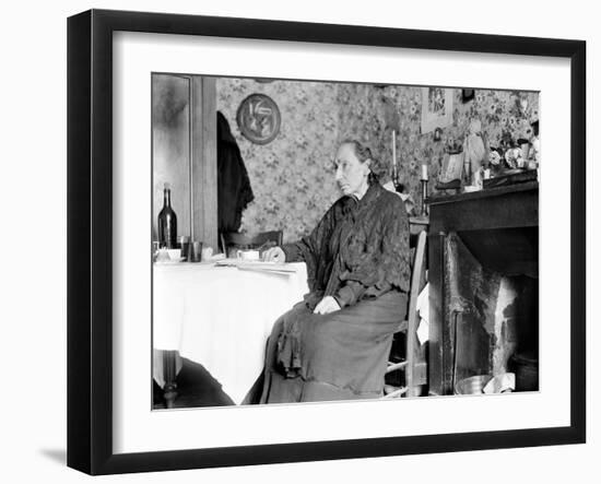 Louise Michel (1830-1905); French Anarchist, Teacher and Medical Worker-Dornac-Framed Giclee Print