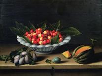 Still Life with a Basket of Fruit and a Bunch of Asparagus, 1630-Louise Moillon-Giclee Print