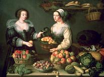 Basket of Plums and Basket of Strawberries, 1632-Louise Moillon-Giclee Print