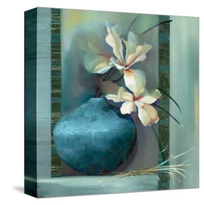 Lilies in a Blue Vase