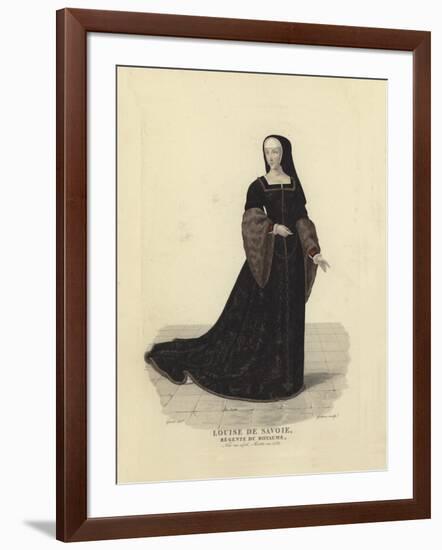 Louise of Savoy, Regent of France-null-Framed Giclee Print