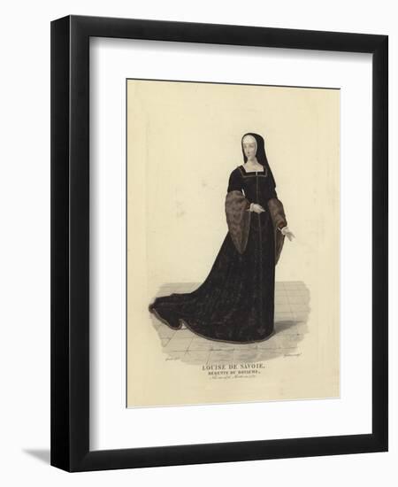 Louise of Savoy, Regent of France-null-Framed Giclee Print