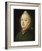 Louise, Queen of Denmark, c.1750-Carl Gustaf Pilo-Framed Giclee Print