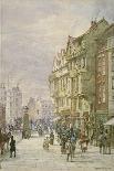 Street Scene in Edinburgh-Louise J. Rayner-Giclee Print