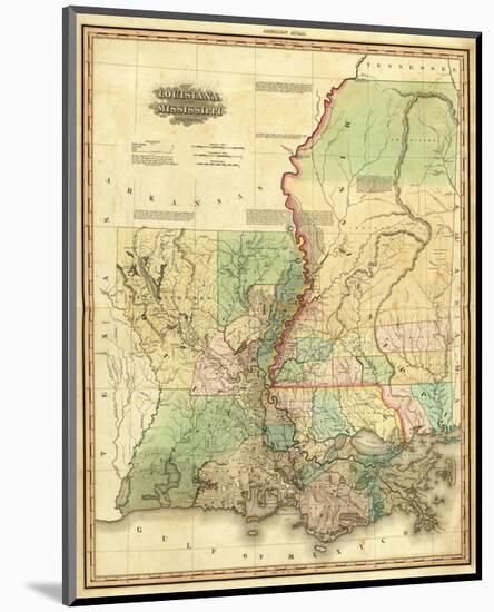 Louisiana and Mississippi, c.1823-Henry S^ Tanner-Mounted Art Print