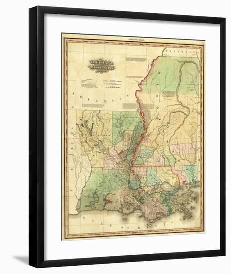 Louisiana and Mississippi, c.1823-Henry S^ Tanner-Framed Art Print