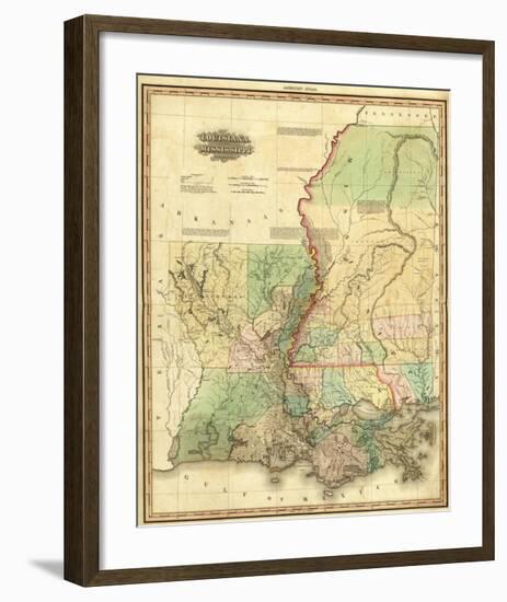 Louisiana and Mississippi, c.1823-Henry S^ Tanner-Framed Art Print