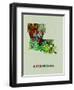 Louisiana Color Splatter Map-NaxArt-Framed Art Print