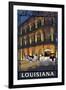 Louisiana - French Quarter-Lantern Press-Framed Art Print