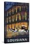 Louisiana - French Quarter-Lantern Press-Stretched Canvas