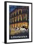 Louisiana - French Quarter-Lantern Press-Framed Art Print