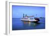 Louisiana, New Orleans, Creole Queen Steamboat, Mississippi River-John Coletti-Framed Photographic Print