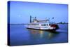 Louisiana, New Orleans, Creole Queen Steamboat, Mississippi River-John Coletti-Stretched Canvas