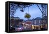 Louisiana, New Orleans, French Quarter, Bourbon Street-John Coletti-Framed Stretched Canvas