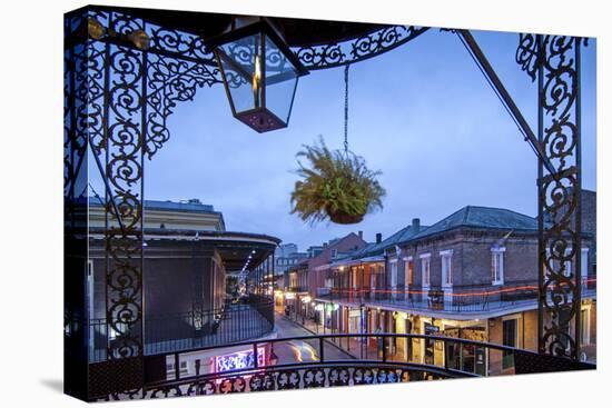 Louisiana, New Orleans, French Quarter, Bourbon Street-John Coletti-Stretched Canvas