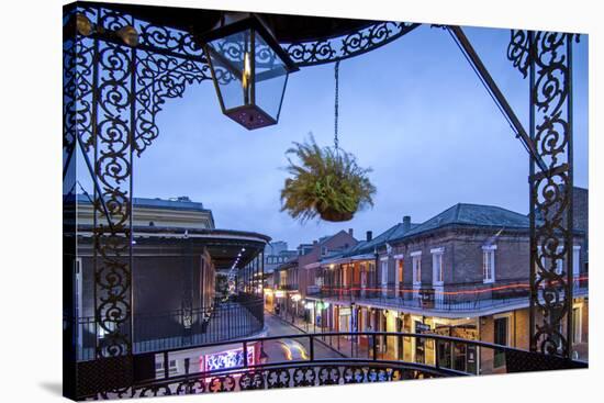 Louisiana, New Orleans, French Quarter, Bourbon Street-John Coletti-Stretched Canvas