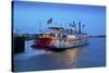 Louisiana, New Orleans, Natchez Steamboat, Mississippi River-John Coletti-Stretched Canvas