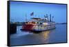 Louisiana, New Orleans, Natchez Steamboat, Mississippi River-John Coletti-Framed Stretched Canvas