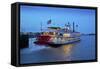Louisiana, New Orleans, Natchez Steamboat, Mississippi River-John Coletti-Framed Stretched Canvas