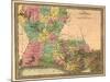Louisiana - Panoramic Map-Lantern Press-Mounted Art Print