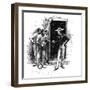 Louisiana Planter Showing a Voodoo Charm to Apprehensive Plantation Workers, 1886-null-Framed Giclee Print