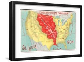 Louisiana Purchase, St. Louis, Missouri-null-Framed Art Print