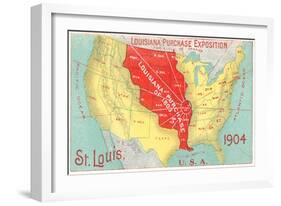 Louisiana Purchase, St. Louis, Missouri-null-Framed Art Print
