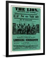 Louisiana Serenaders at the Lion, Hackney-null-Framed Giclee Print