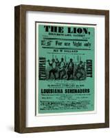 Louisiana Serenaders at the Lion, Hackney-null-Framed Giclee Print