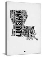 Louisiana Word Cloud 2-NaxArt-Stretched Canvas