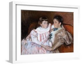 Louisine Havemeyer and Her Daughter Electra, 1895-Mary Stevenson Cassatt-Framed Giclee Print