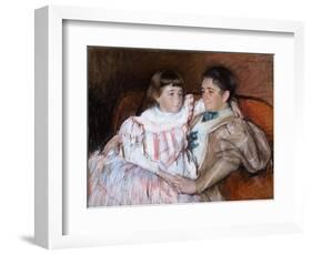 Louisine Havemeyer and Her Daughter Electra, 1895-Mary Stevenson Cassatt-Framed Giclee Print