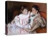 Louisine Havemeyer and Her Daughter Electra, 1895-Mary Stevenson Cassatt-Stretched Canvas