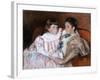 Louisine Havemeyer and Her Daughter Electra, 1895-Mary Stevenson Cassatt-Framed Giclee Print