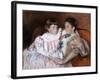 Louisine Havemeyer and Her Daughter Electra, 1895-Mary Stevenson Cassatt-Framed Giclee Print