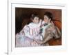 Louisine Havemeyer and Her Daughter Electra, 1895-Mary Stevenson Cassatt-Framed Giclee Print