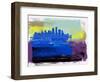 Louisville Abstract Skyline I-Emma Moore-Framed Art Print