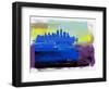 Louisville Abstract Skyline I-Emma Moore-Framed Art Print