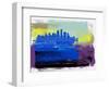 Louisville Abstract Skyline I-Emma Moore-Framed Art Print