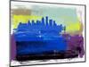 Louisville Abstract Skyline I-Emma Moore-Mounted Art Print