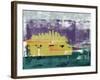 Louisville Abstract Skyline II-Emma Moore-Framed Art Print