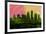 Louisville City Skyline-NaxArt-Framed Art Print