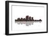 Louisville Kentucky BW 1-Marlene Watson-Framed Giclee Print