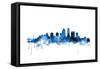 Louisville Kentucky City Skyline-Michael Tompsett-Framed Stretched Canvas