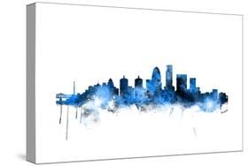 Louisville Kentucky City Skyline-Michael Tompsett-Stretched Canvas