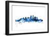 Louisville Kentucky City Skyline-Michael Tompsett-Framed Premium Giclee Print