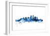 Louisville Kentucky City Skyline-Michael Tompsett-Framed Premium Giclee Print