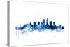 Louisville Kentucky City Skyline-Michael Tompsett-Stretched Canvas