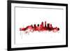 Louisville Kentucky City Skyline-Michael Tompsett-Framed Art Print