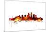 Louisville Kentucky City Skyline-Michael Tompsett-Mounted Art Print